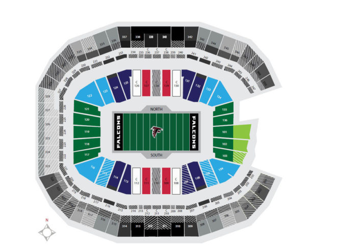 Falcons Seating Chart