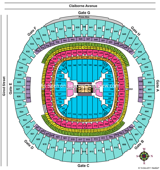 2022 Final Four Seating Chart